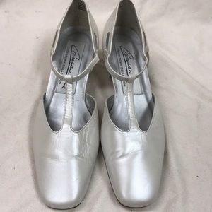 Pearl White Formal Heels